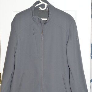 EDDIE BAUER GRAY WOMANS JACKET SIZE XL LONG SLEEVES